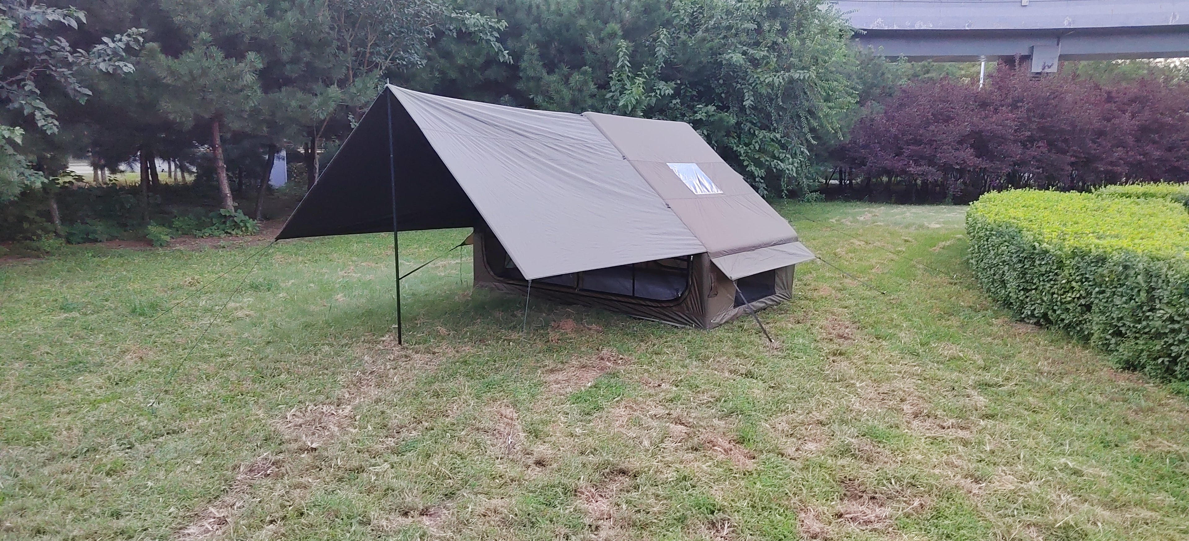 6.3㎡ Large Inflatable Glamping Cabin Tent IT0007